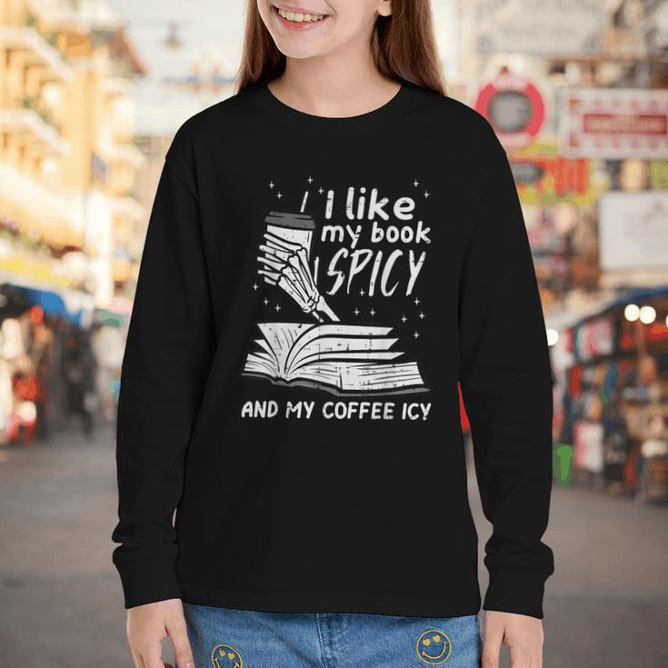 I Like My Book Spicy Read Reading Librarian Men Women Kids Youth Long Sleeve Tee I Like My Book Spicy Read Reading Librarian Men Women Kids Youth Long Sleeve Tee