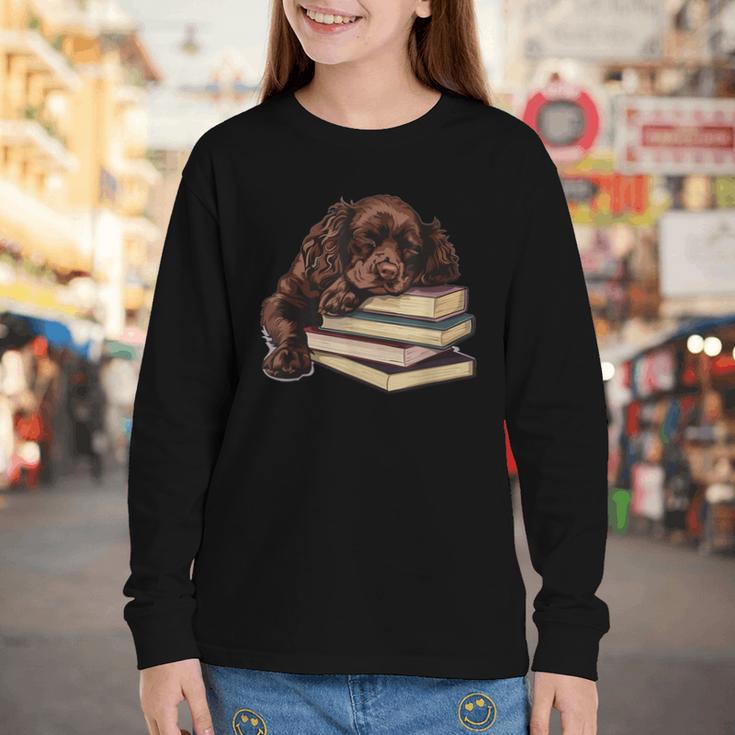 Boykin Spaniel Books Dog Breed Graphic Youth Long Sleeve Tee Boykin Spaniel Books Dog Breed Graphic Youth Long Sleeve Tee
