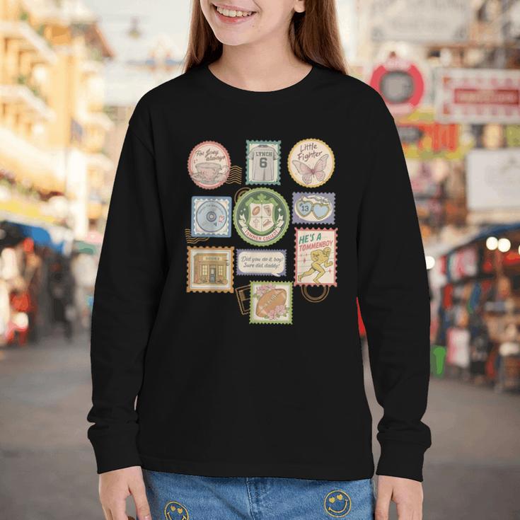 Coquette Boys Of Tommen Books Stamp Tommen College Tees Youth Long Sleeve Tee