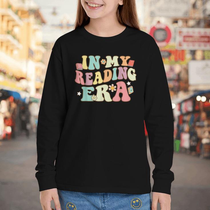 Groovy In My Reading Era Read Book Reader Reading Youth Long Sleeve Tee