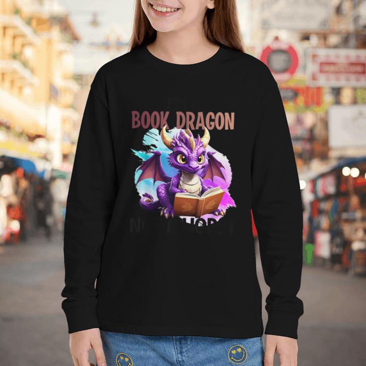 I'm A Book Dragon Not A Worm Youth Long Sleeve Tee I'm A Book Dragon Not A Worm Youth Long Sleeve Tee