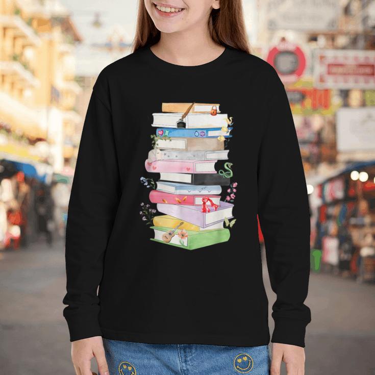 Life Of A Reader Book Lovers Book Nerds Bookworm Youth Long Sleeve Tee