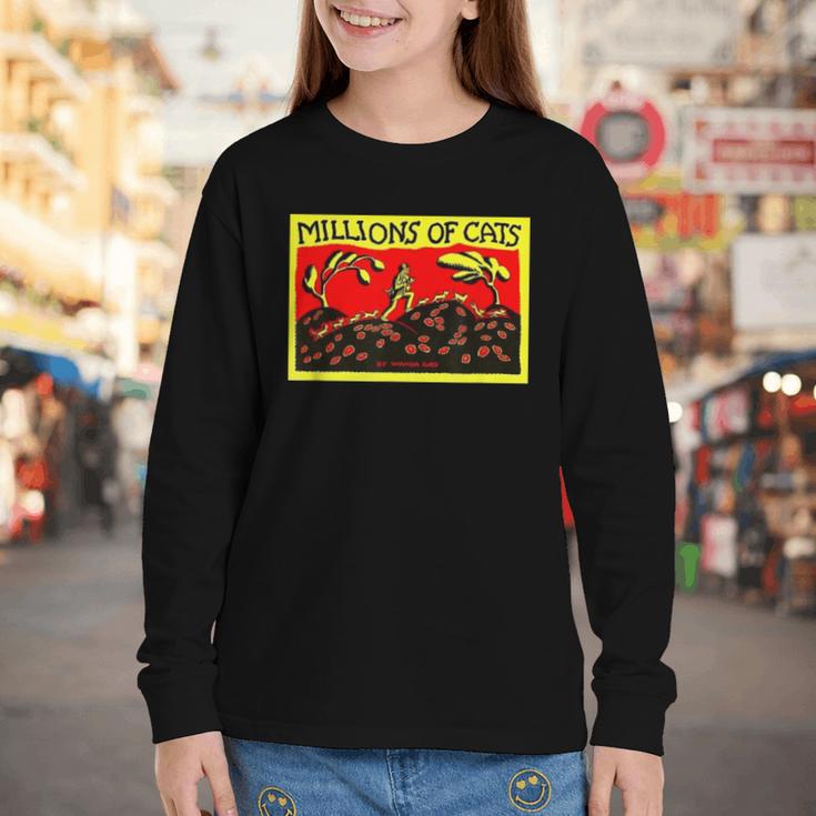 Millions Of Cats Book Cover Youth Long Sleeve Tee Millions Of Cats Book Cover Youth Long Sleeve Tee