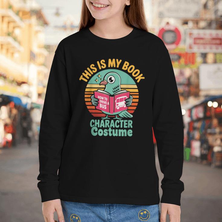 Pigeon Book Character Costume For Reading Day Youth Long Sleeve Tee Pigeon Book Character Costume For Reading Day Youth Long Sleeve Tee