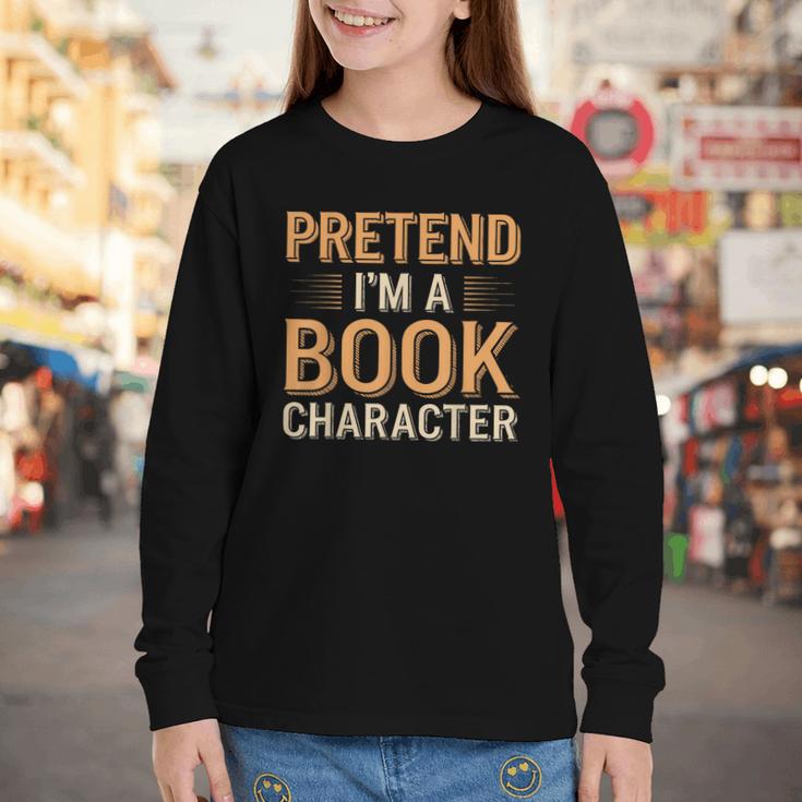 Pretend I'm A Book Character Youth Long Sleeve Tee