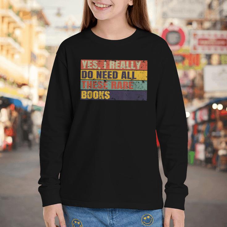 Rare Book Collector Antiquarian Antique Books Collecting Youth Long Sleeve Tee Rare Book Collector Antiquarian Antique Books Collecting Youth Long Sleeve Tee
