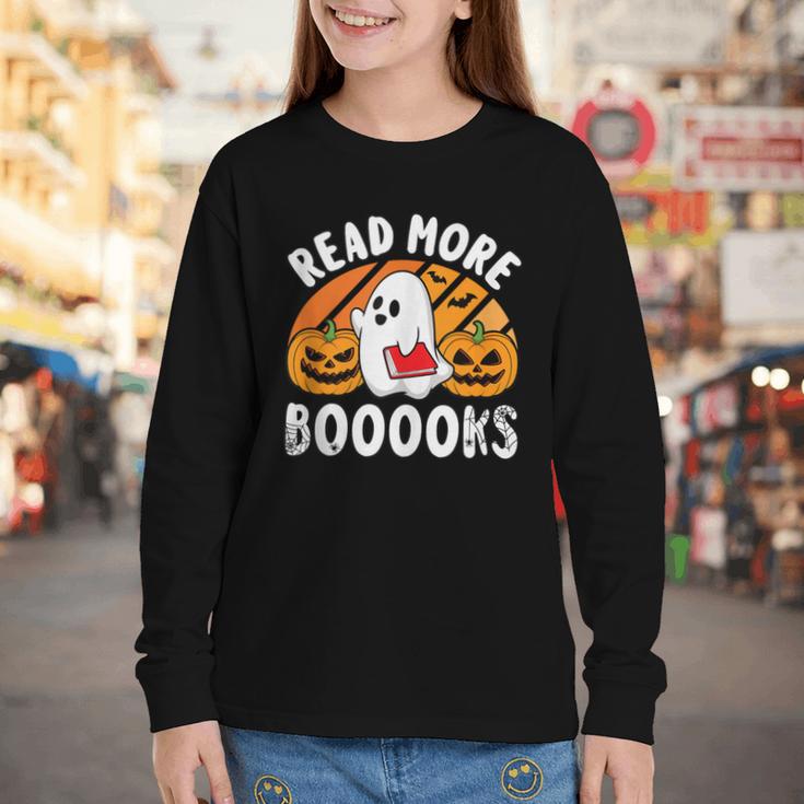 Read More Books Teacher Halloween Men Women Youth Long Sleeve Tee