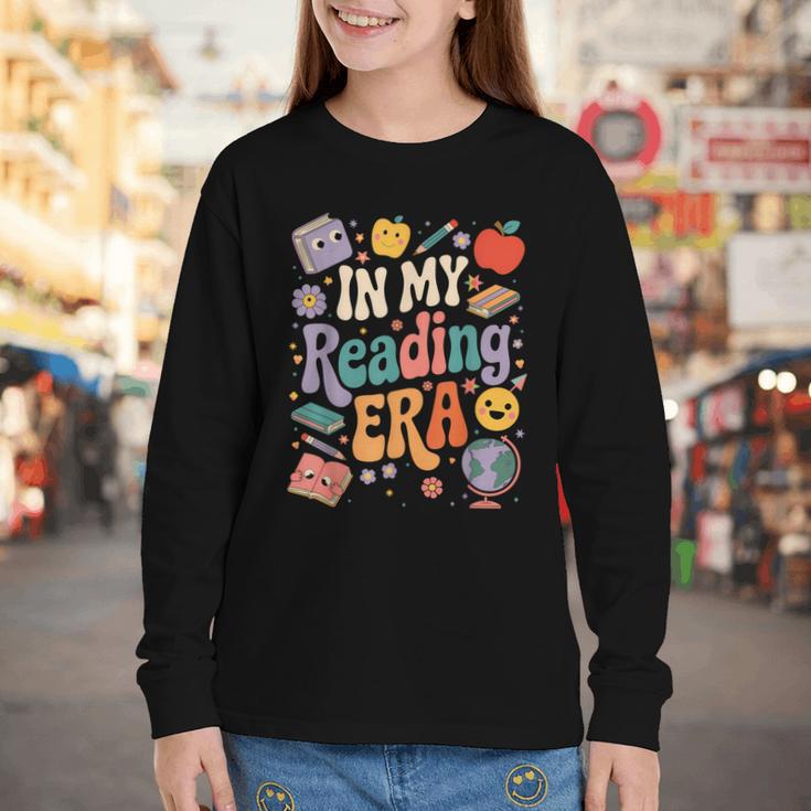In My Reading Era Books Lovers Men Women Kids Youth Long Sleeve Tee