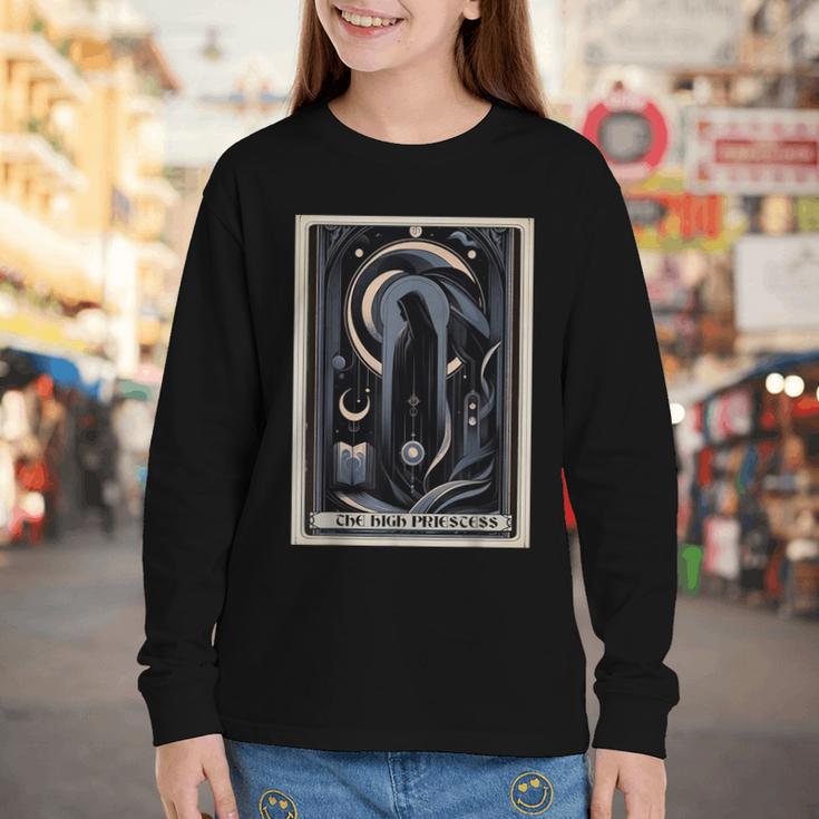 Tarot Cards Guide Book Esoteric Mysticism Clothing The High Priestess -Adults Small Classic Fit Short Sleeve Youth Long Sleeve Tee Tarot Cards Guide Book Esoteric Mysticism Clothing The High Priestess -Adults Small Classic Fit Short Sleeve Youth Long Sleeve Tee