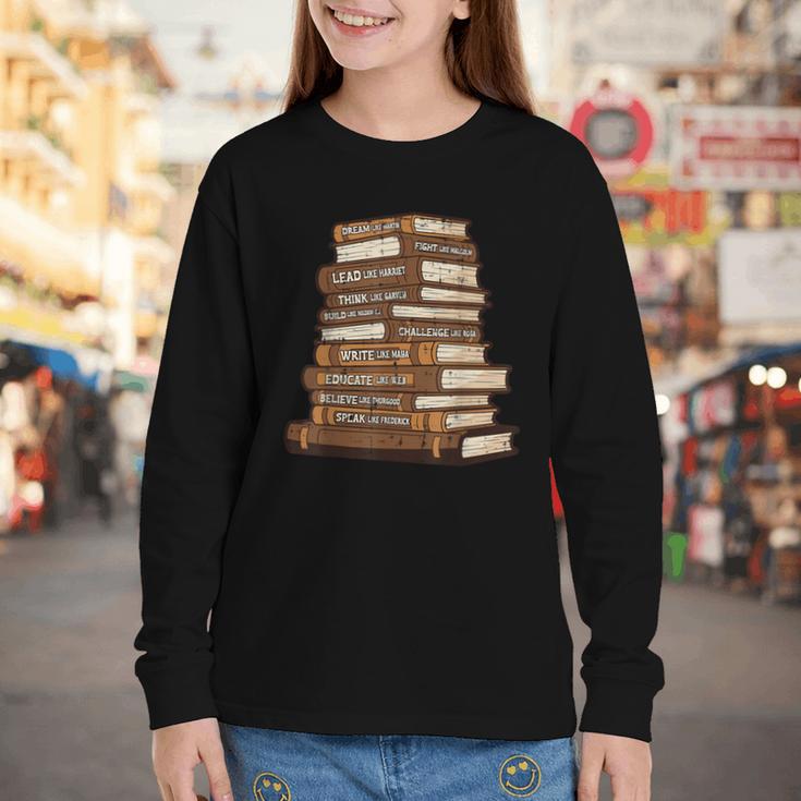 History Books Dream Like Martin African Women Men Kids Youth Long Sleeve Tee History Books Dream Like Martin African Women Men Kids Youth Long Sleeve Tee