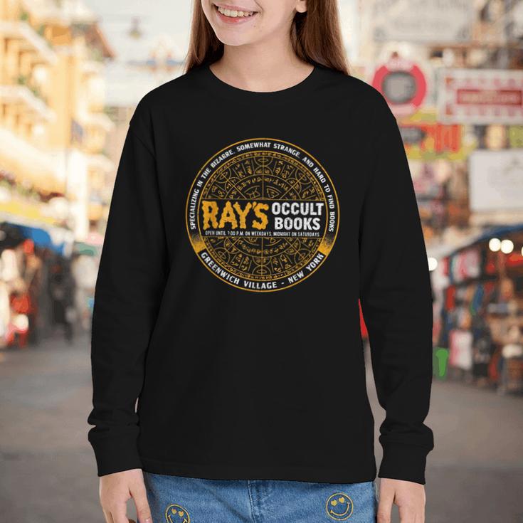 Vintage Quote Ray's Occult Retro Spiritual Books Youth Long Sleeve Tee