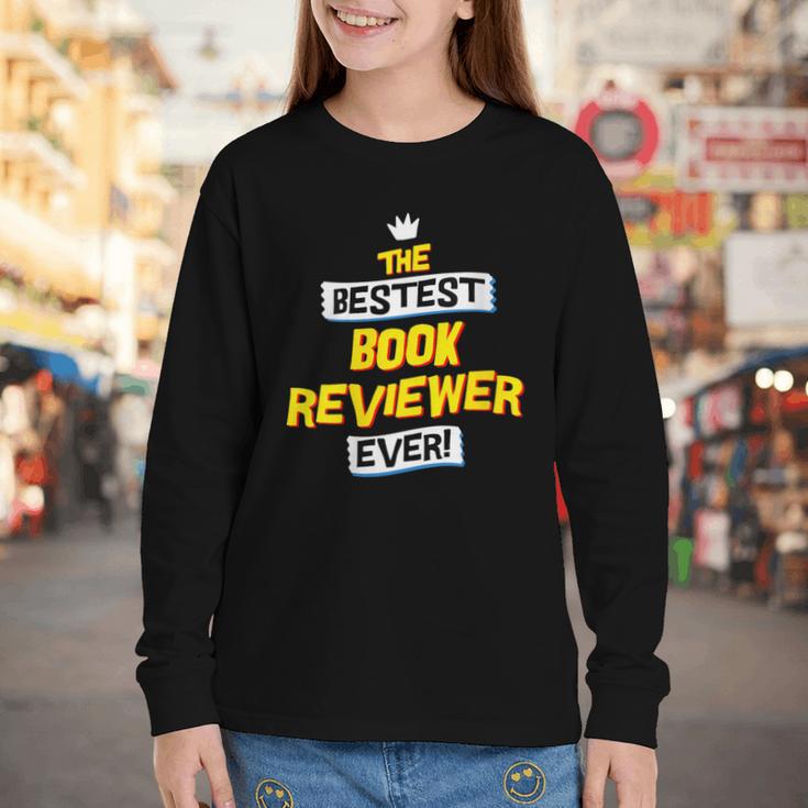 Women's Best Book Reviewer Critic Job Occupation Youth Long Sleeve Tee Women's Best Book Reviewer Critic Job Occupation Youth Long Sleeve Tee