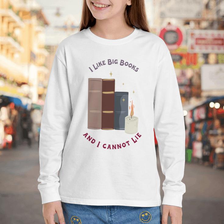 I Like Big Books Bookworm Tee Youth Long Sleeve Tee