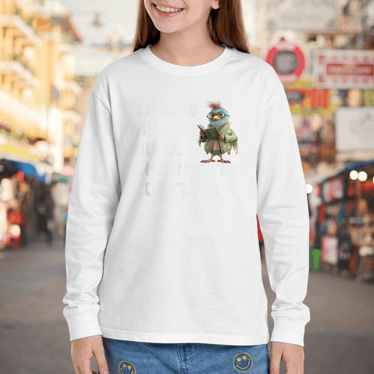 This Is My Book Character Costume Reading For Him & Her Cool Youth Long Sleeve Tee