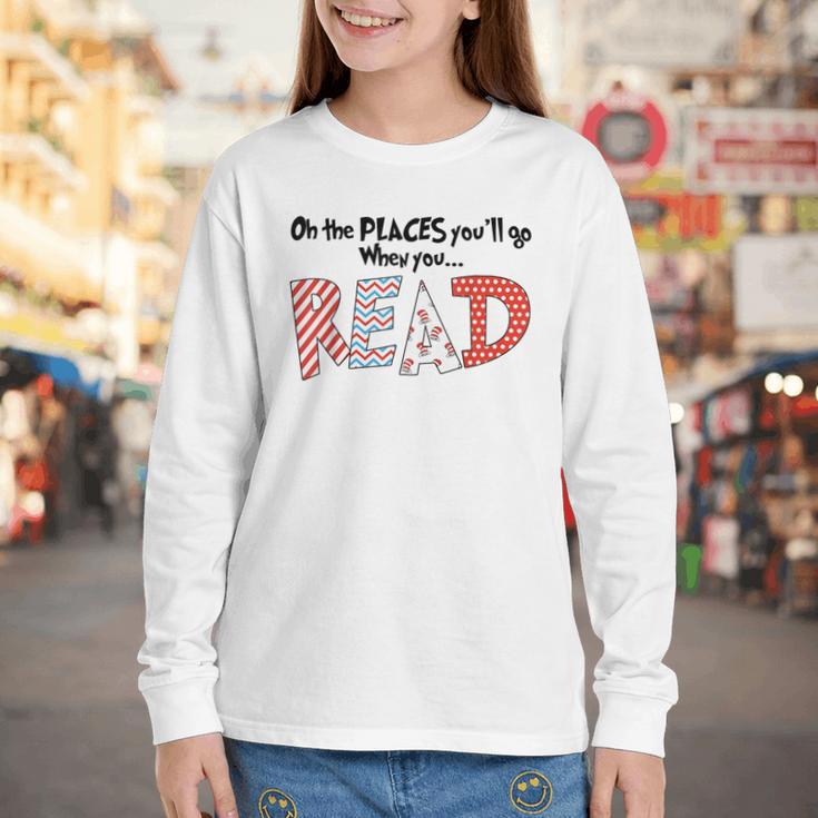 Cute Read Reading Day Book Lovers Teachers Students Kids Youth Long Sleeve Tee Cute Read Reading Day Book Lovers Teachers Students Kids Youth Long Sleeve Tee