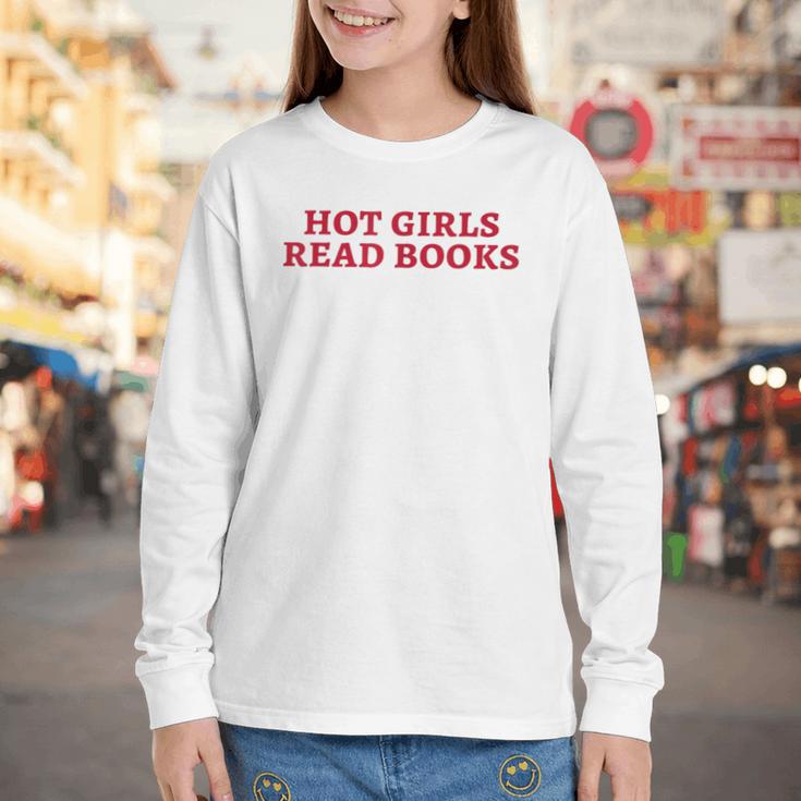 Hot Girls Read Books Book Lovers Youth Long Sleeve Tee Hot Girls Read Books Book Lovers Youth Long Sleeve Tee