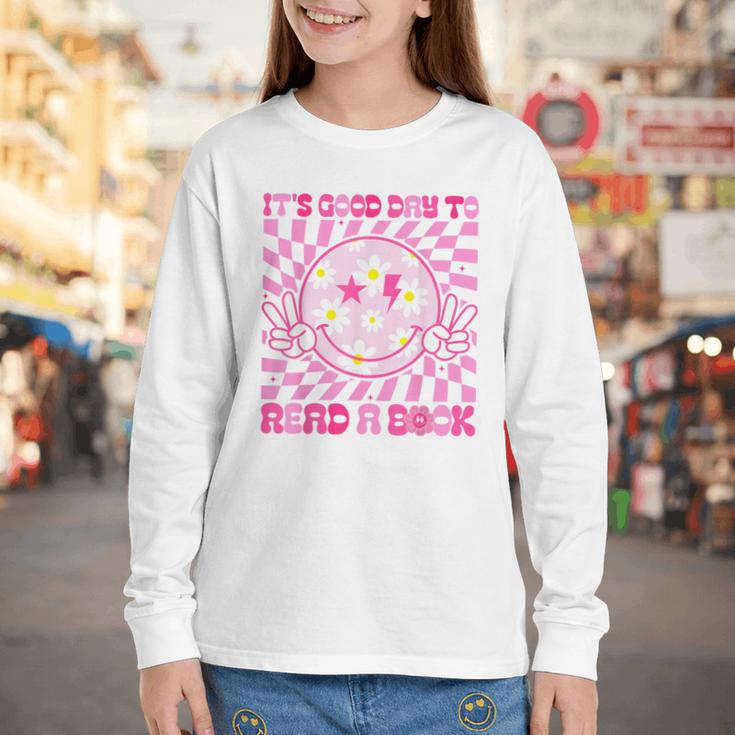 It's Good Day To Read Book Library Reading Lovers Youth Long Sleeve Tee It's Good Day To Read Book Library Reading Lovers Youth Long Sleeve Tee