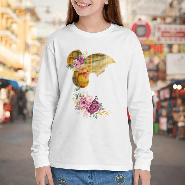 And Into The Library She Goes Book Lover Reading Bookworm Youth Long Sleeve Tee And Into The Library She Goes Book Lover Reading Bookworm Youth Long Sleeve Tee