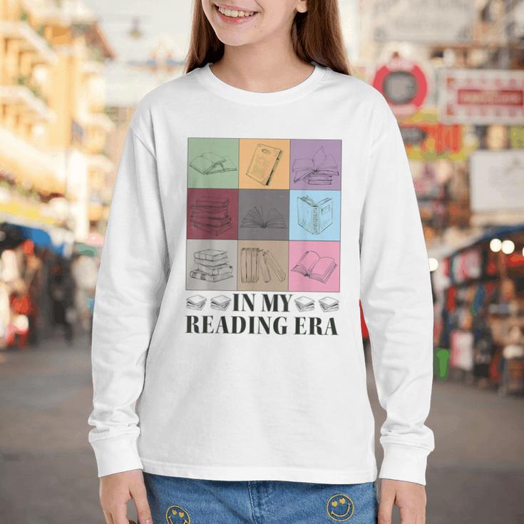 In My Reading Era Bookish Book Lover Book Reader Youth Long Sleeve Tee