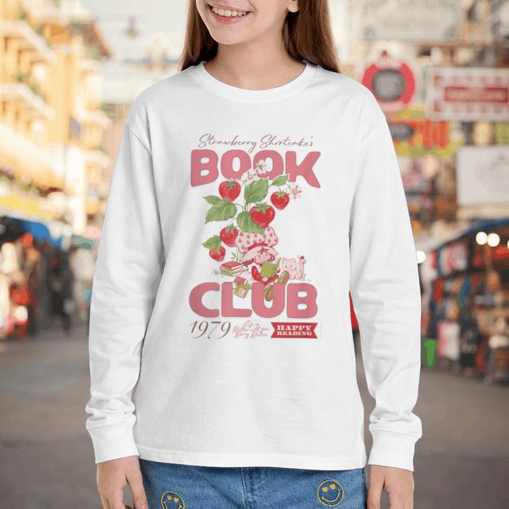 Strawberry Shortcake Book Club 1979 With Berry Besties Youth Long Sleeve Tee