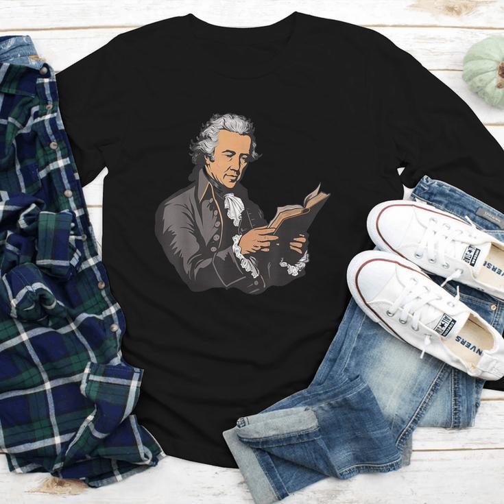 Alexander Hamilton Reading A Book Youth Long Sleeve Tee Alexander Hamilton Reading A Book Youth Long Sleeve Tee