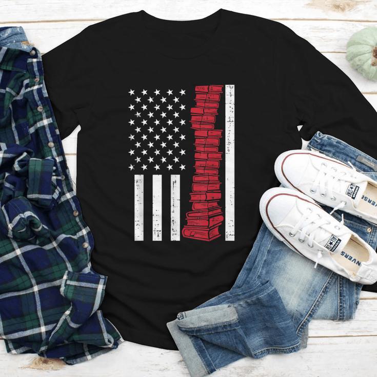 America Flag Read Book Reading Librarian Men Women Kids Youth Long Sleeve Tee America Flag Read Book Reading Librarian Men Women Kids Youth Long Sleeve Tee