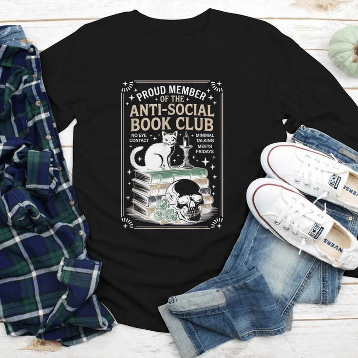 Anti-Social Book-Club Cat Graphic Youth Long Sleeve Tee Anti-Social Book-Club Cat Graphic Youth Long Sleeve Tee