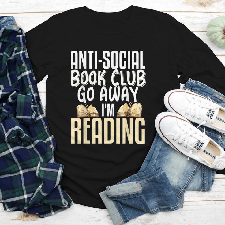Anti Social Book Club Go Away I'm Reading Youth Long Sleeve Tee Anti Social Book Club Go Away I'm Reading Youth Long Sleeve Tee