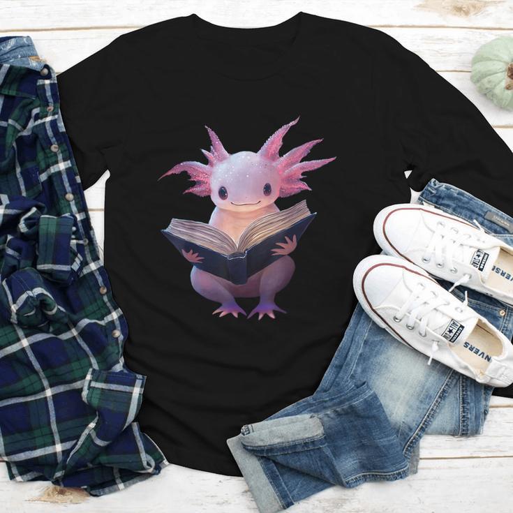 Axolotl Bookworm Reading Book Kawaii Graphic Youth Long Sleeve Tee Axolotl Bookworm Reading Book Kawaii Graphic Youth Long Sleeve Tee