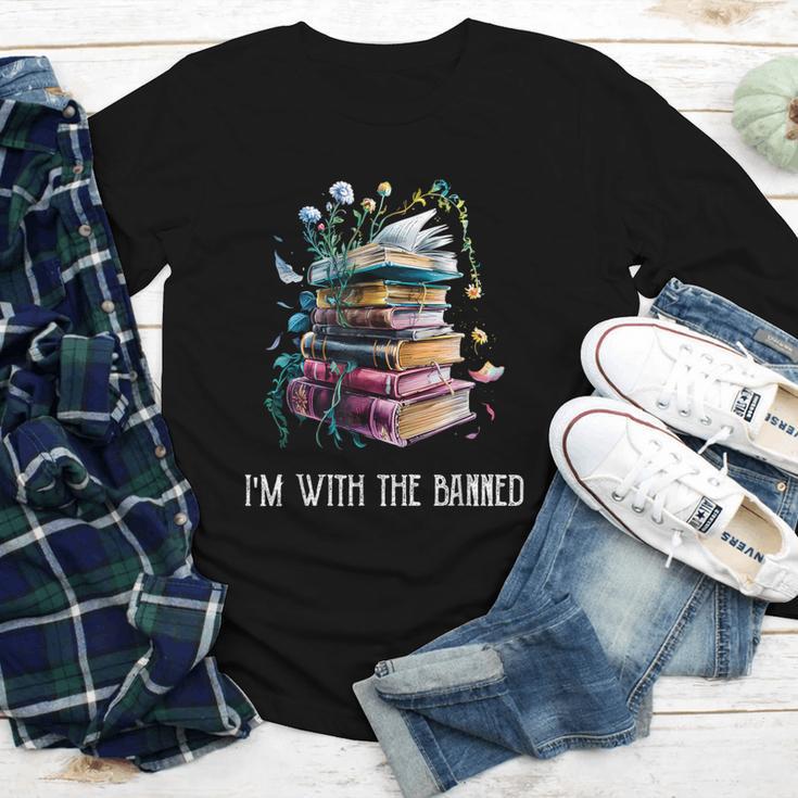 Im With The Banned Book Readers Librarians Read Banned Books Youth Long Sleeve Tee