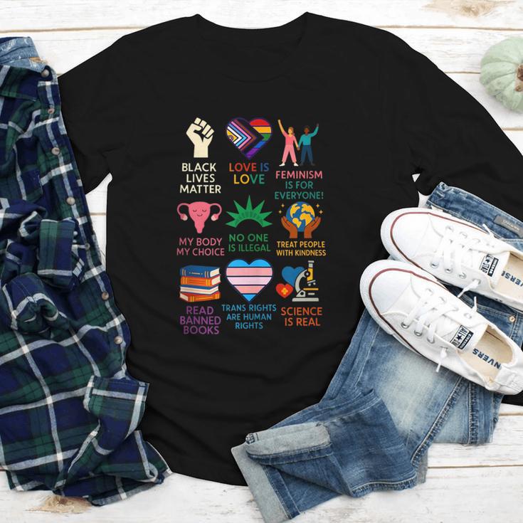 BLM Human Rights Feminism Trans Science Books LGBTQ Kindness Youth Long Sleeve Tee BLM Human Rights Feminism Trans Science Books LGBTQ Kindness Youth Long Sleeve Tee