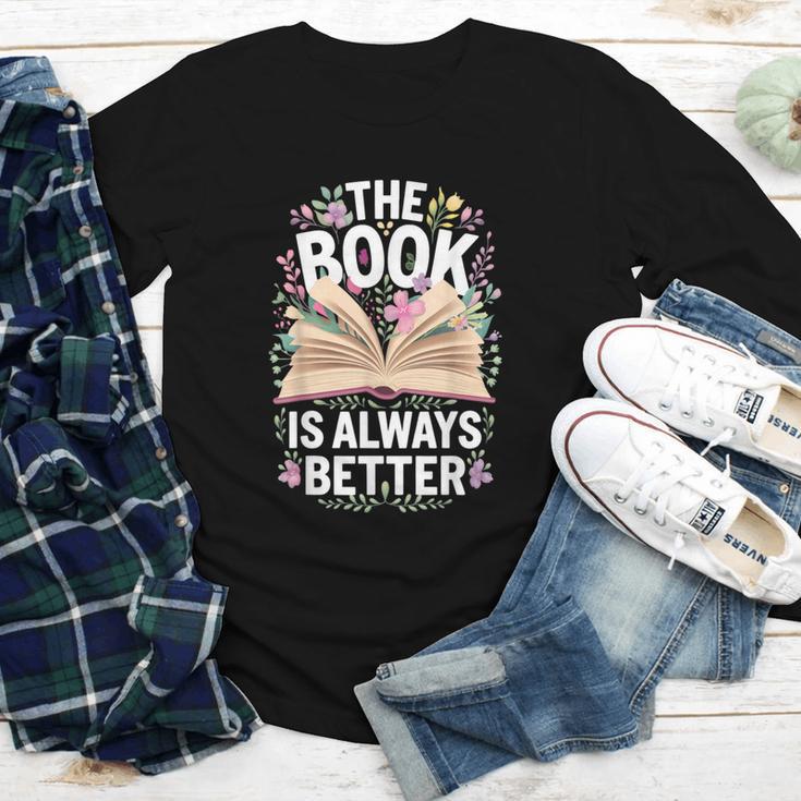 The Book Is Always Better Youth Long Sleeve Tee
