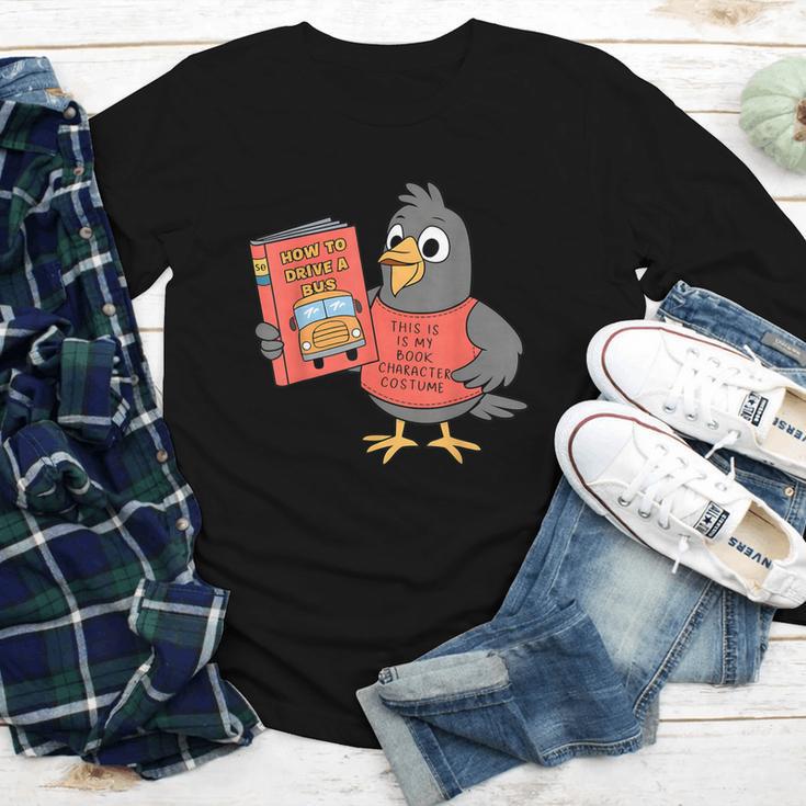 This Is My Book Character Costume- Pigeon Kids Reading Youth Long Sleeve Tee