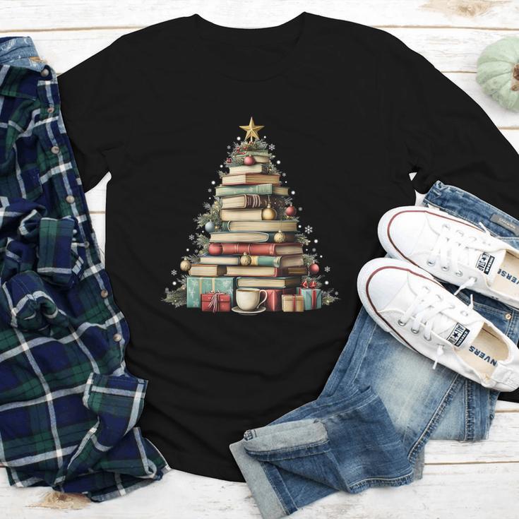 Book Christmas Tree Books Lovers Xmas Teacher Men Women Kids Youth Long Sleeve Tee Book Christmas Tree Books Lovers Xmas Teacher Men Women Kids Youth Long Sleeve Tee