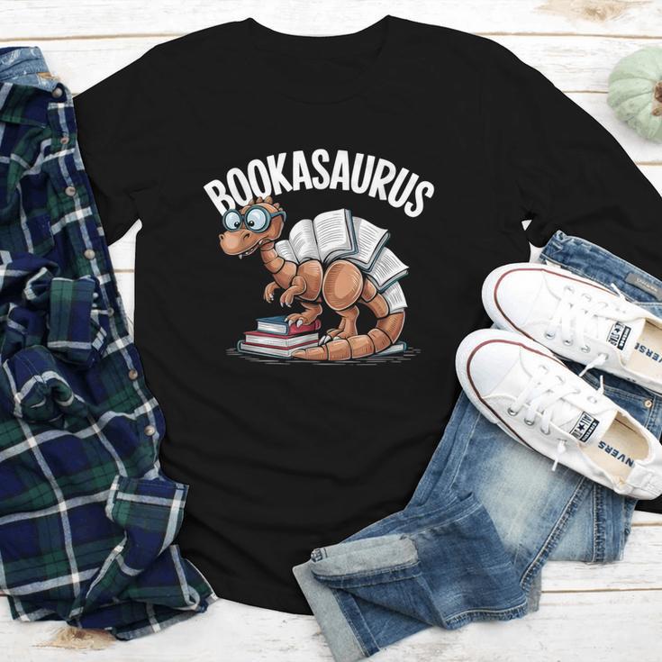 Book Dinosaur T-Rex Bookworm Dino Book Reading Youth Long Sleeve Tee Book Dinosaur T-Rex Bookworm Dino Book Reading Youth Long Sleeve Tee