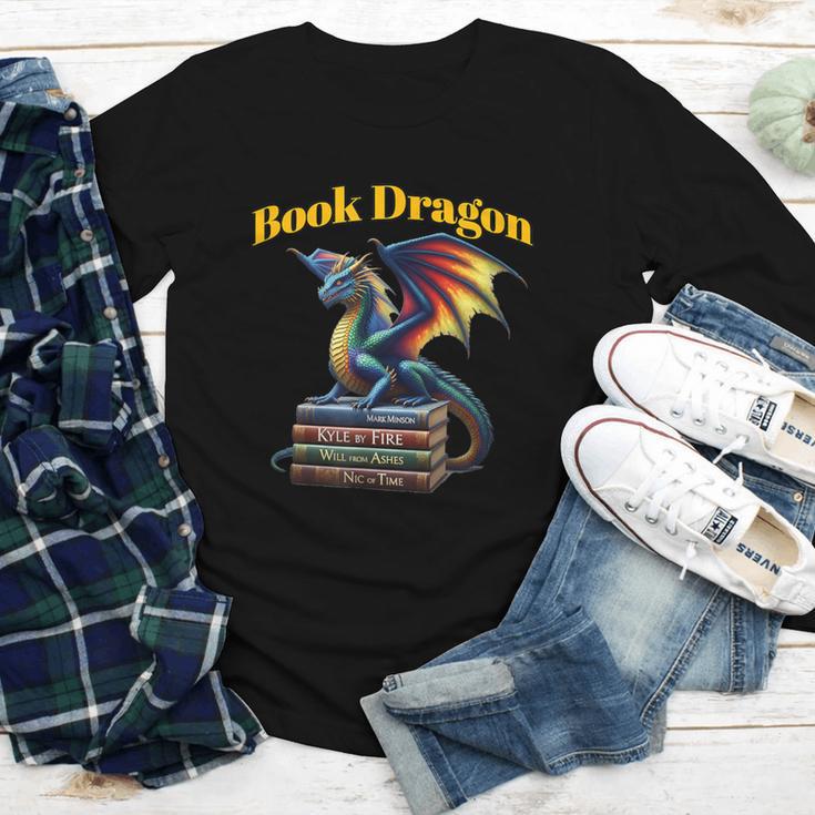 Book Dragon Mark Minson's Books Youth Long Sleeve Tee