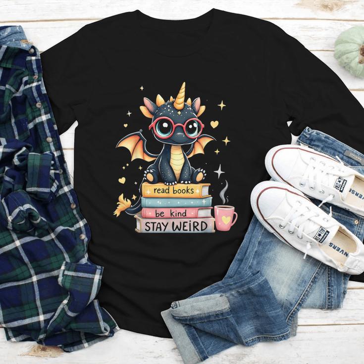 Book Lover Chibi Dragon With Big Red Glasses Bookworm Youth Long Sleeve Tee Book Lover Chibi Dragon With Big Red Glasses Bookworm Youth Long Sleeve Tee