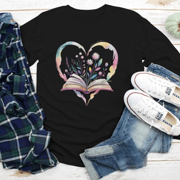 Book Lover Heart Shaped Reading Art Bookworm Youth Long Sleeve Tee Book Lover Heart Shaped Reading Art Bookworm Youth Long Sleeve Tee