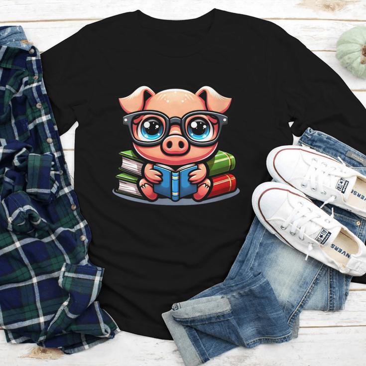 Book Lover Reading Pig Youth Long Sleeve Tee Book Lover Reading Pig Youth Long Sleeve Tee