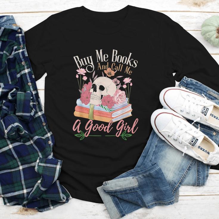 Book Lover Saying Buy Me Books And Call Me A Good Girl Youth Long Sleeve Tee