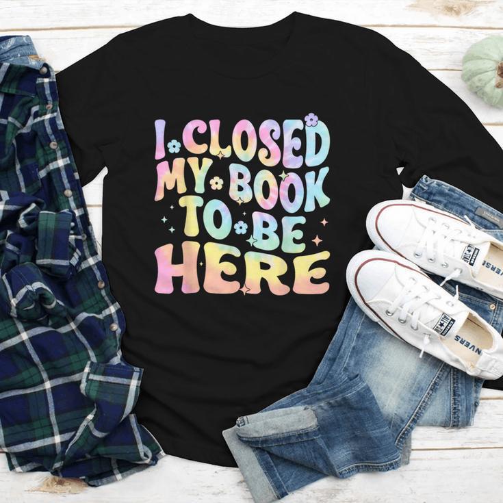 Book Readers I Closed My Book To Be Here Youth Long Sleeve Tee