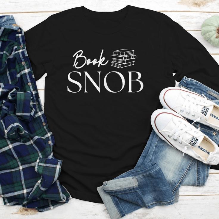 Book Snob Proud Literary Enthusiast Book Lover Youth Long Sleeve Tee