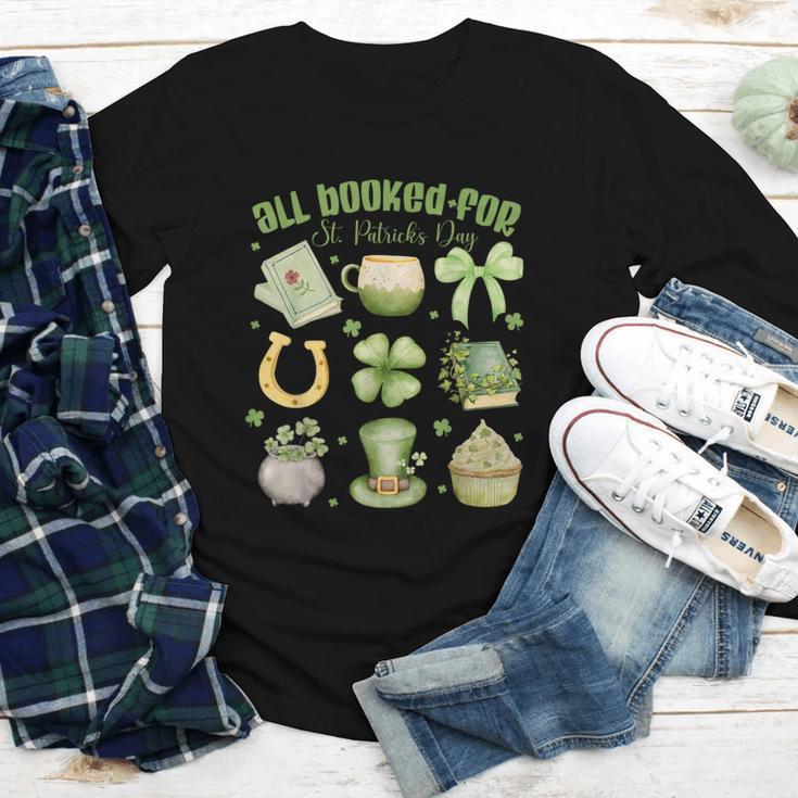 ALL Booked For St Patricks Day Bookish Leprechaun Bookworm Youth Long Sleeve Tee