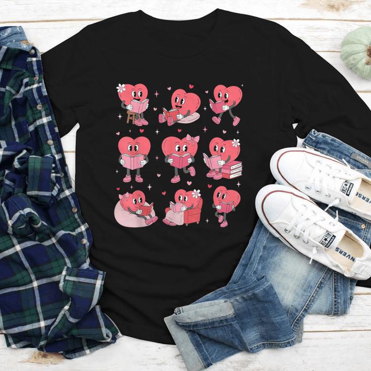 All Booked For Valentine Book Teacher Kids Girls Boys Youth Long Sleeve Tee