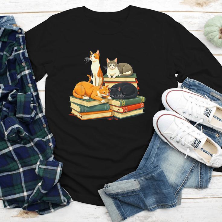 Bookish Cat Lover Cute Reading Squad Books & Kittens Love Youth Long Sleeve Tee