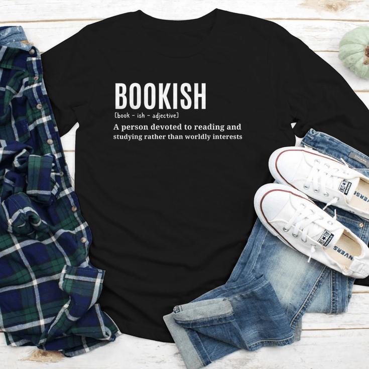 Bookish Definition Hilarious Bookworm Book Lover Reading Bookworm -Adults - Small Short Sleeve T-Shirt Youth Long Sleeve Tee
