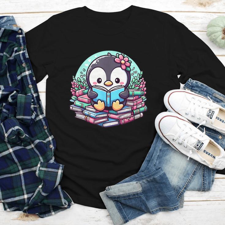Bookish Penguin Heart A Readers Love Penguins Youth Long Sleeve Tee Bookish Penguin Heart A Readers Love Penguins Youth Long Sleeve Tee