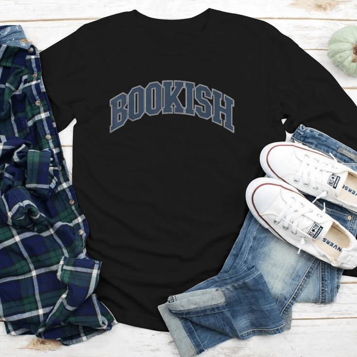 Bookish Vintage Varsity Style Book Lover Art Youth Long Sleeve Tee