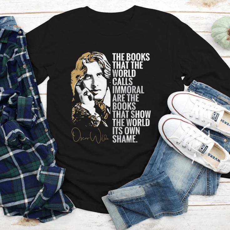 Books Called Immoral World's Shame Dorian Gray Oscar Wilde Youth Long Sleeve Tee Books Called Immoral World's Shame Dorian Gray Oscar Wilde Youth Long Sleeve Tee