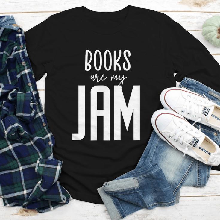 Books Are My Jam Graphic For Introverts Youth Long Sleeve Tee